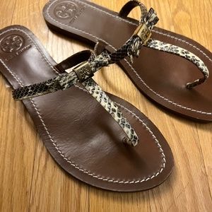 Tory Burch Leather Sandals Size 10